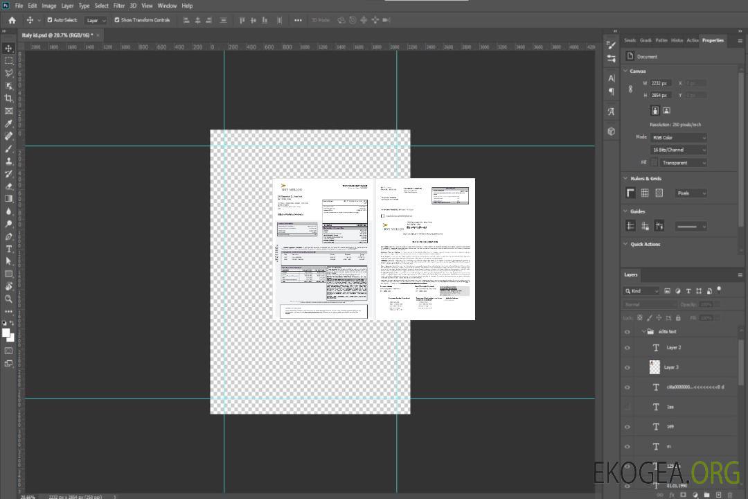 Relevé hypothécaire de la banque USA Bank of New York Mellon aux formats Word et PDF 1 , 2 template
